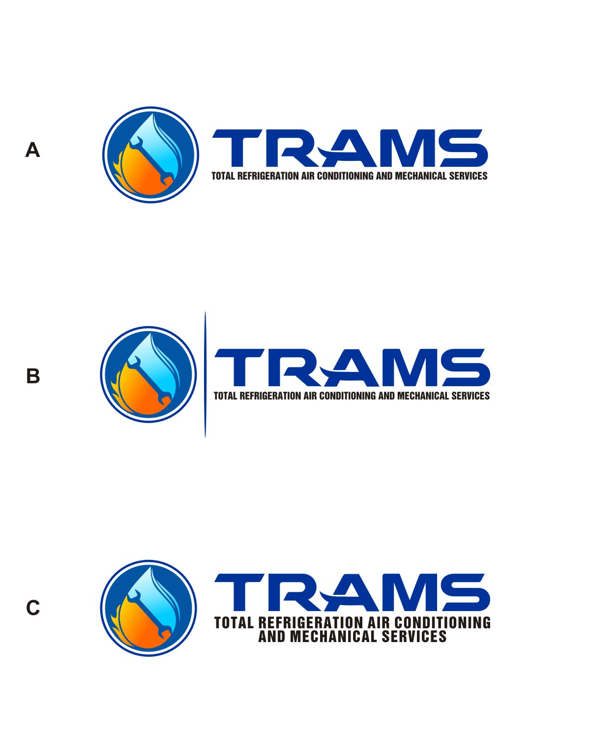 Diseño de Logo por Yudi para Total Refrigeration Air Conditioning and Mechanical Services | Diseño: #15502724