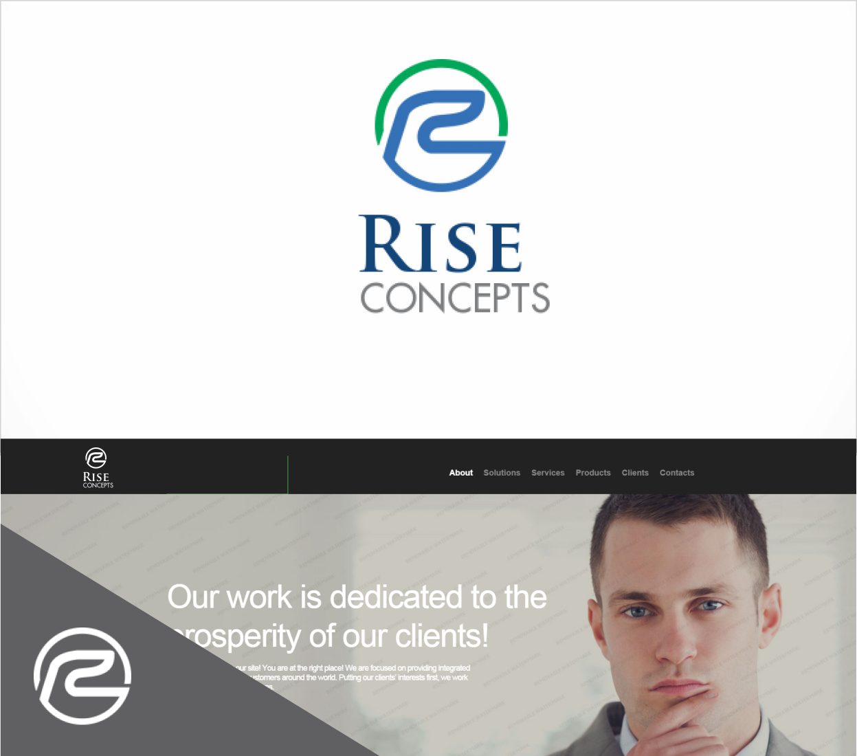 Logo Design by Paulsein for Rise Concepts | Design #15522871