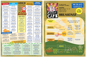 Menu Design by PATRICK KING GRAPHICS for Dempsey Enterprises, LLC | Design: #2624564