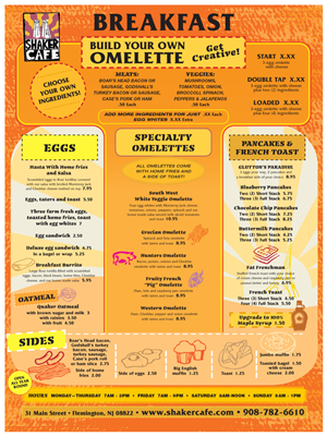 Menu Design by PATRICK KING GRAPHICS for Dempsey Enterprises, LLC | Design: #2709842