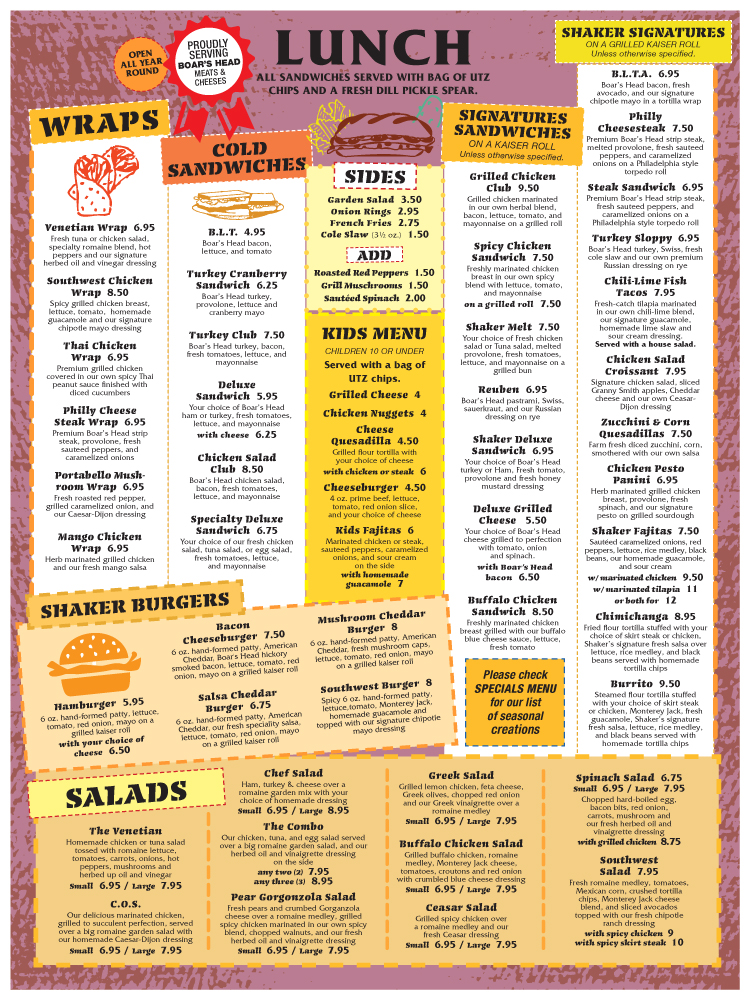 Design de Menu par PATRICK KING GRAPHICS pour Dempsey Enterprises, LLC | Design #2718899