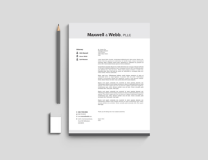 Schreibwaren-Design von asimali für Precedent Forms | Design: #15594853