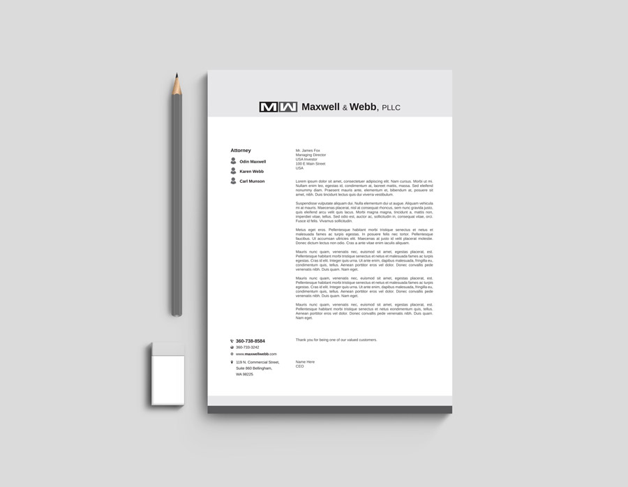 Schreibwaren-Design von asimali für Precedent Forms | Design #15594854