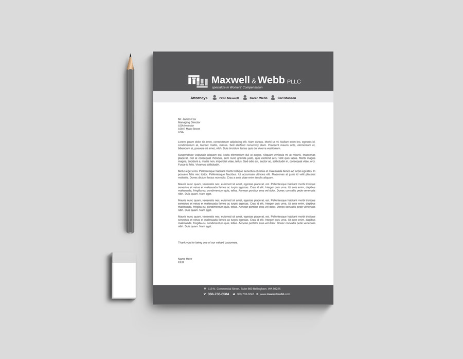 Stationery Design by asimali for Precedent Forms | Design #15598450