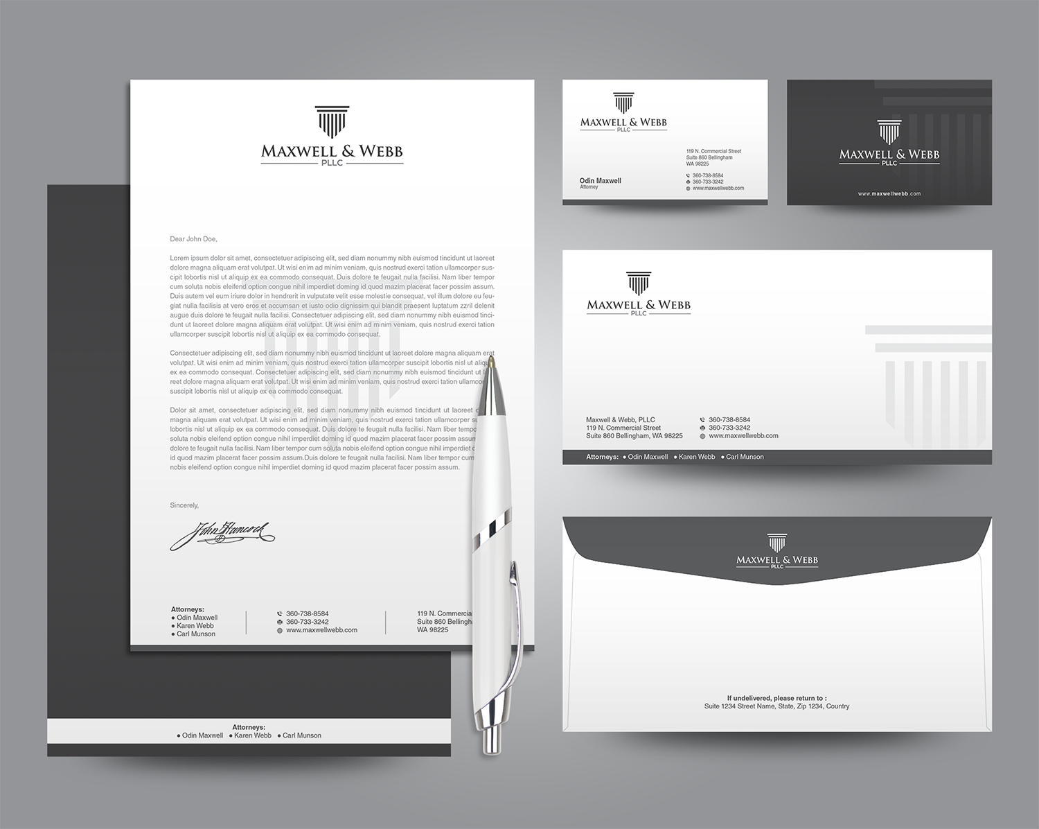 Stationery Design by OxonoArt for Precedent Forms | Design #15599508