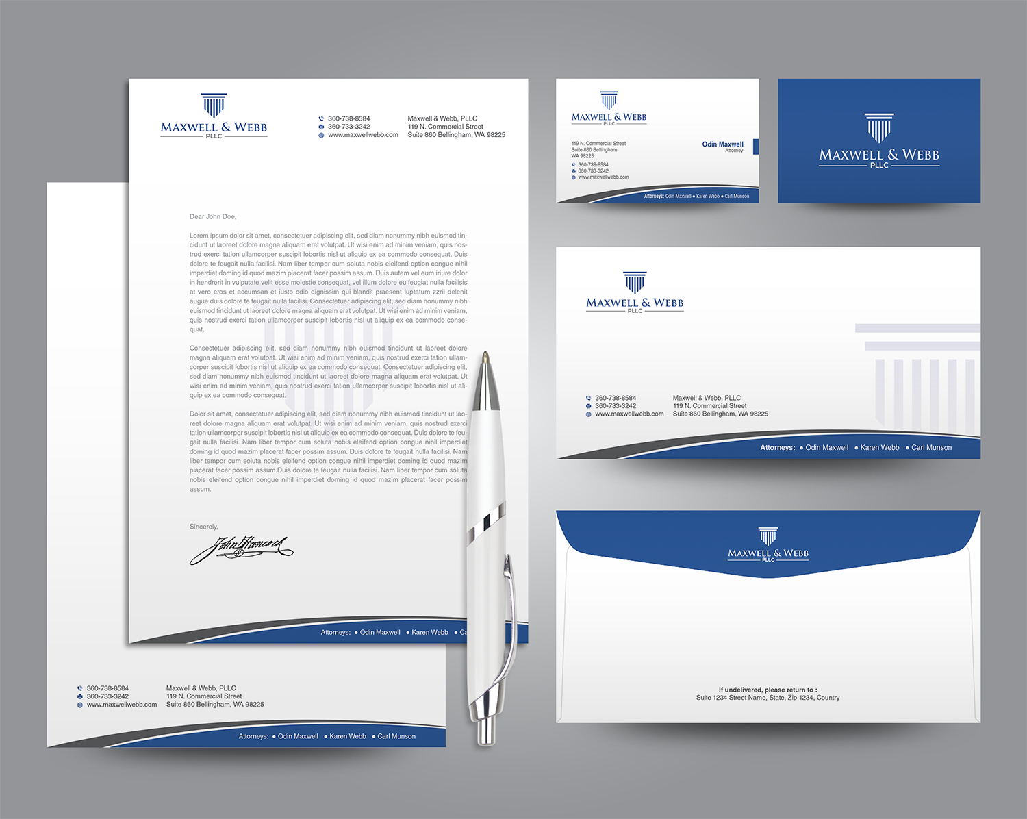Stationery Design by OxonoArt for Precedent Forms | Design #15600287
