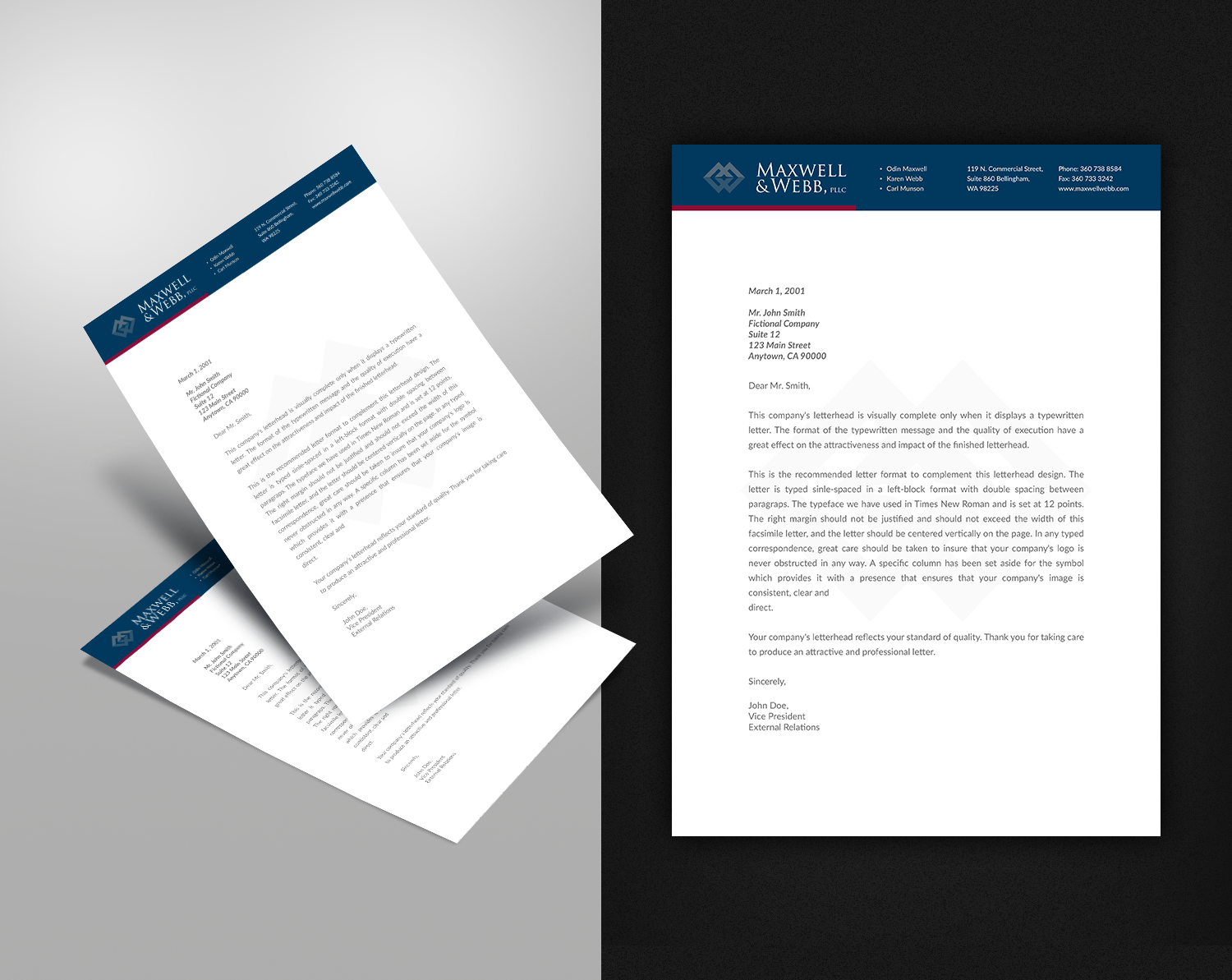 Diseño de Papelería por strxyzll para Precedent Forms | Diseño #15643092