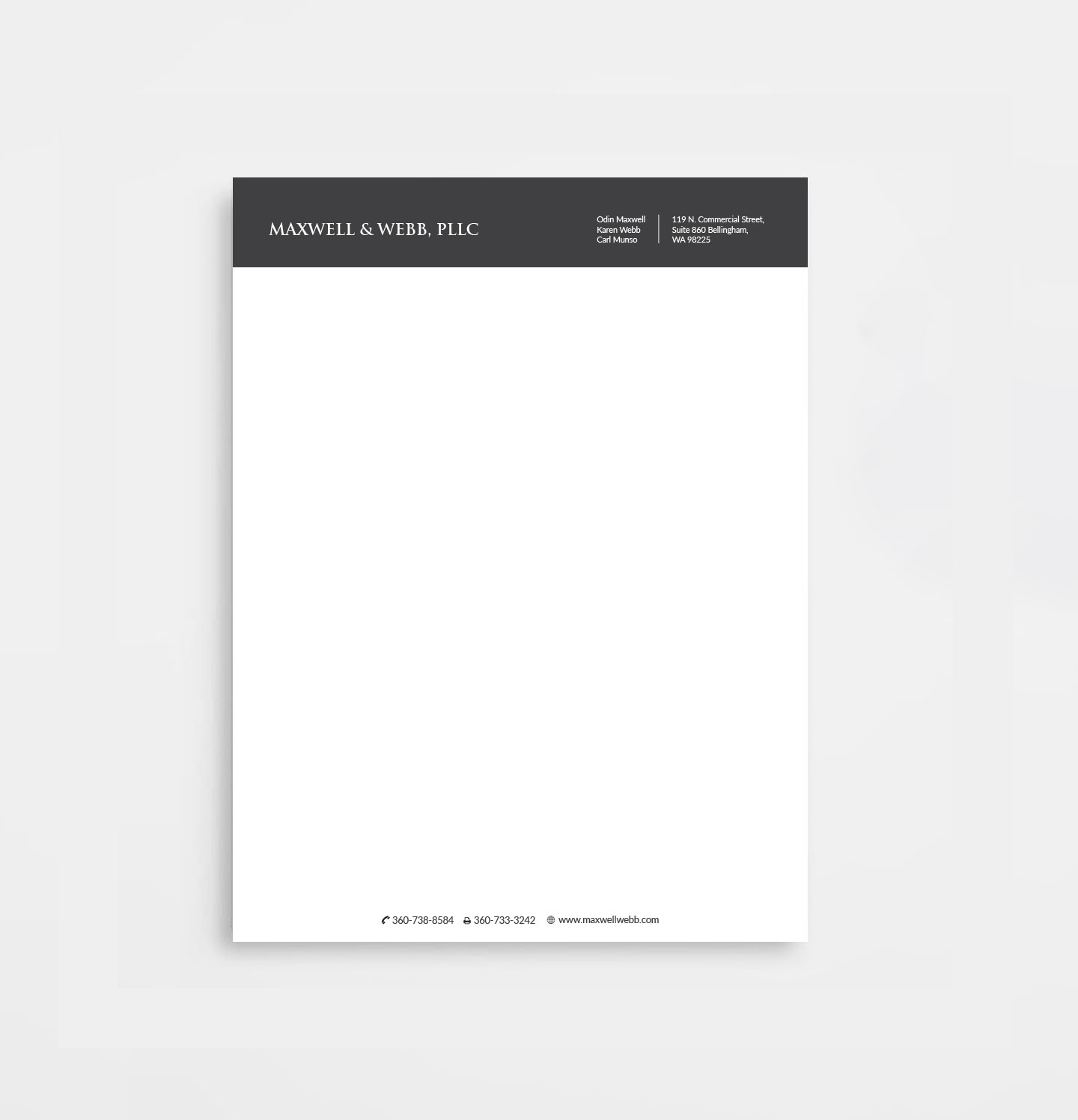 Stationery Design by Right_D for Precedent Forms | Design #15533298