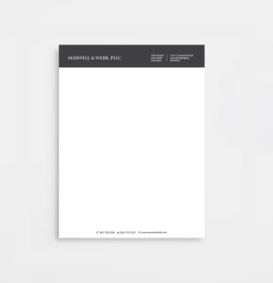 Stationery Design by Right_D for Precedent Forms | Design: #15533298