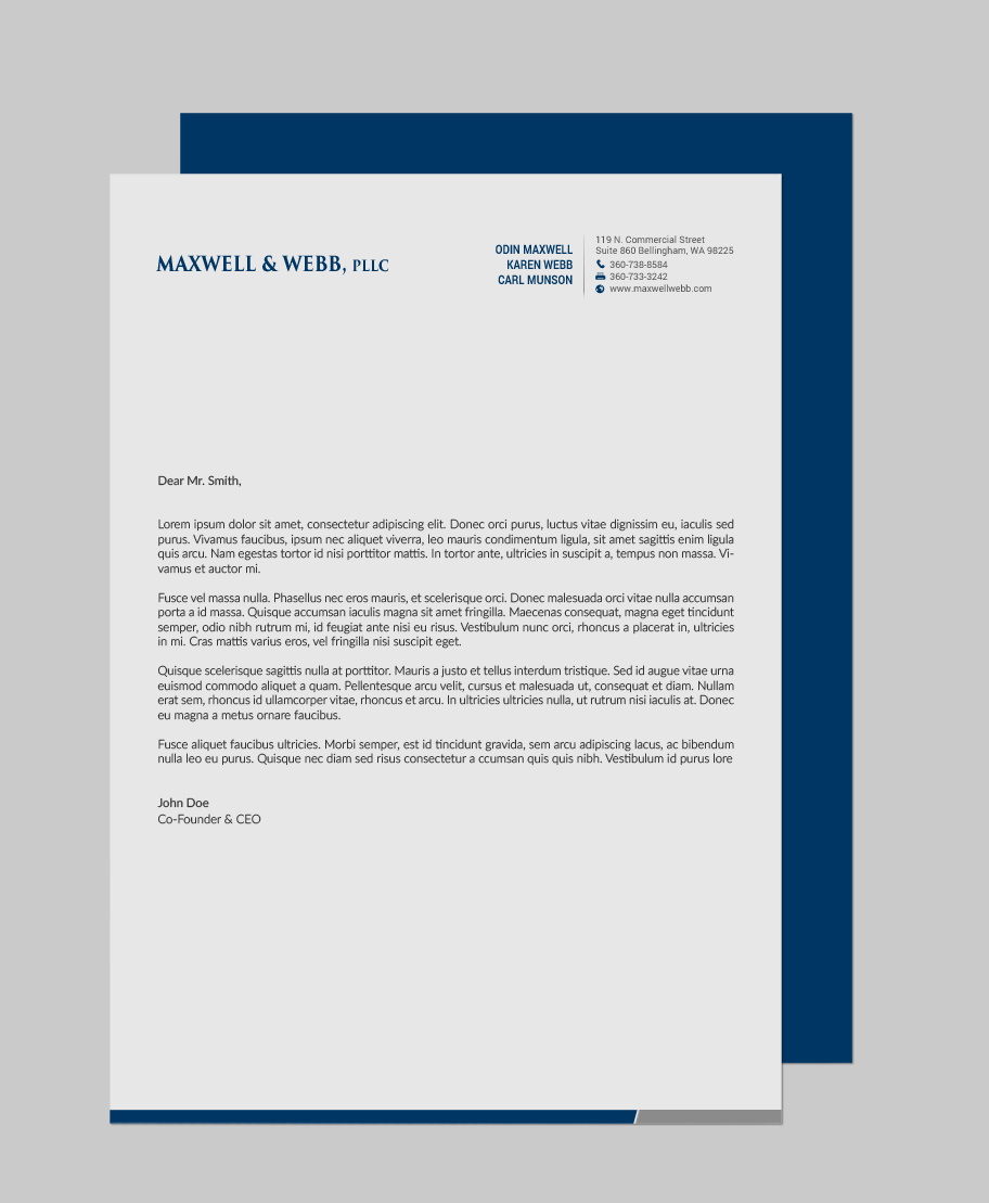 Stationery Design by chandrayaan.creative for Precedent Forms | Design #15494320