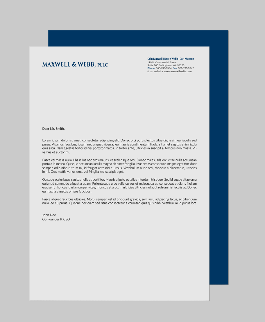 Stationery Design by chandrayaan.creative for Precedent Forms | Design #15494338