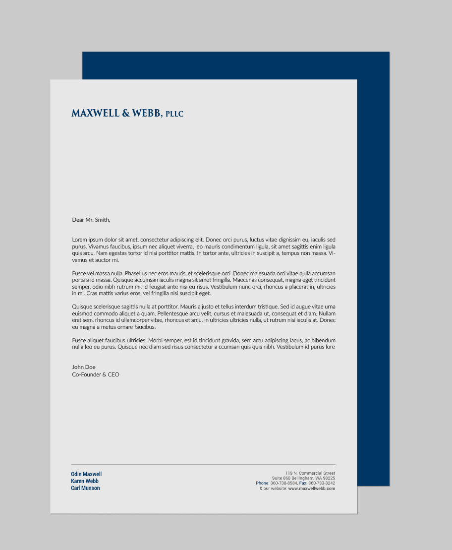 Stationery Design by chandrayaan.creative for Precedent Forms | Design #15494367