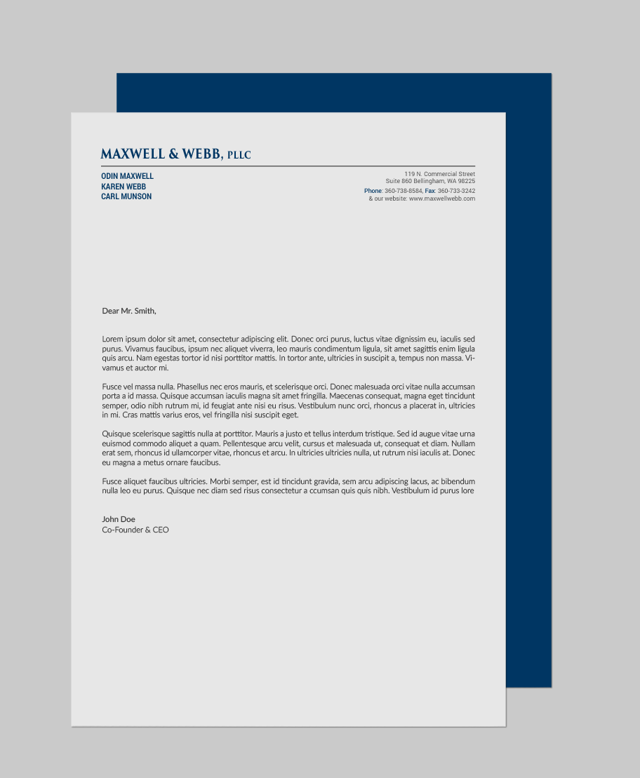 Stationery Design by chandrayaan.creative for Precedent Forms | Design #15494375
