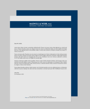 Stationery Design by chandrayaan.creative for Precedent Forms | Design: #15494391