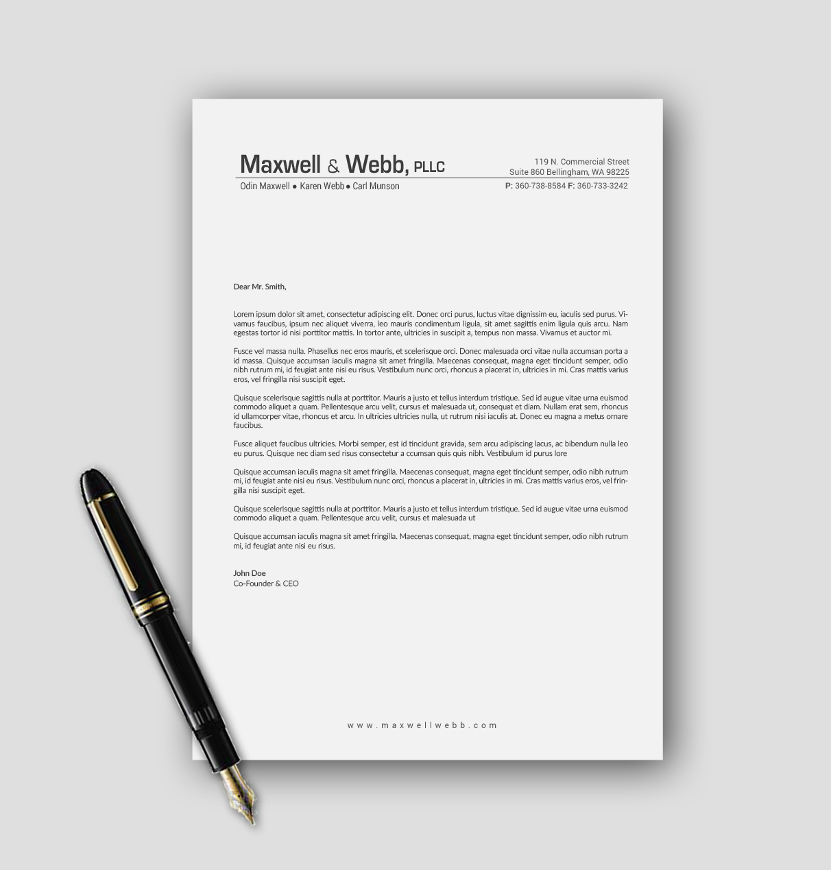 Stationery Design by chandrayaan.creative for Precedent Forms | Design #15639247