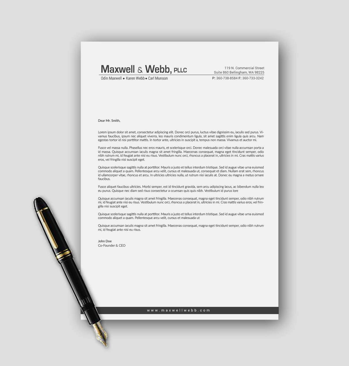 Stationery Design by chandrayaan.creative for Precedent Forms | Design #15639261