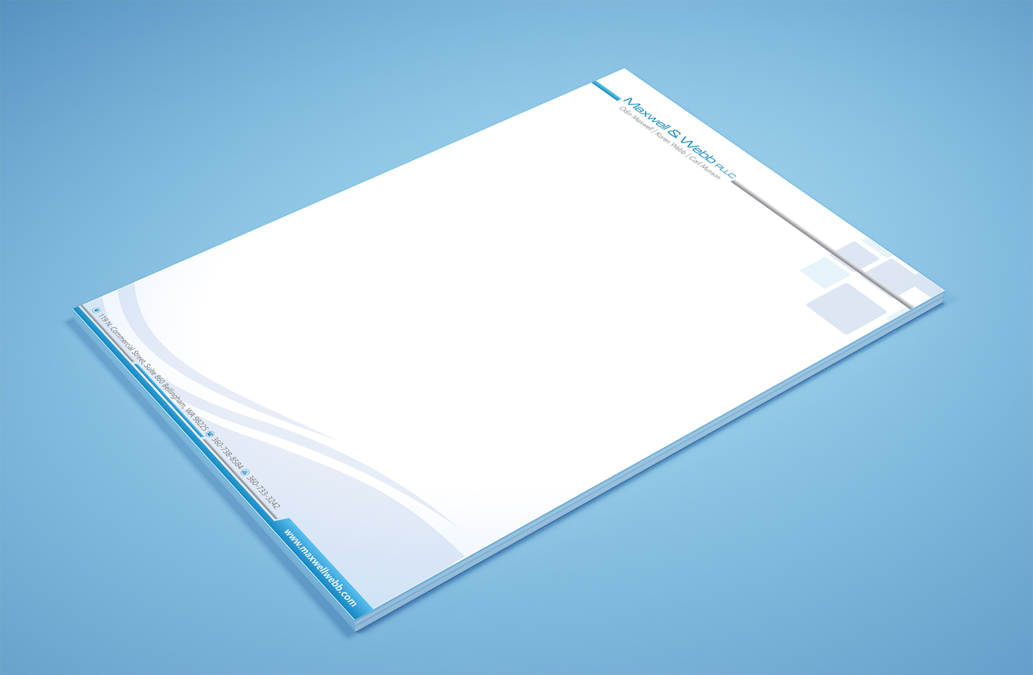 Stationery Design by Petter Goms for Precedent Forms | Design #15602325