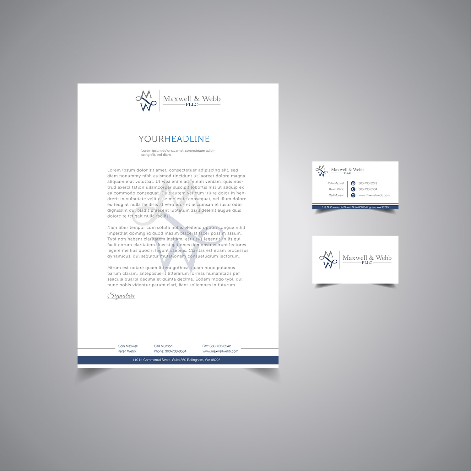 Stationery Design by promax58 for Precedent Forms | Design #15523870