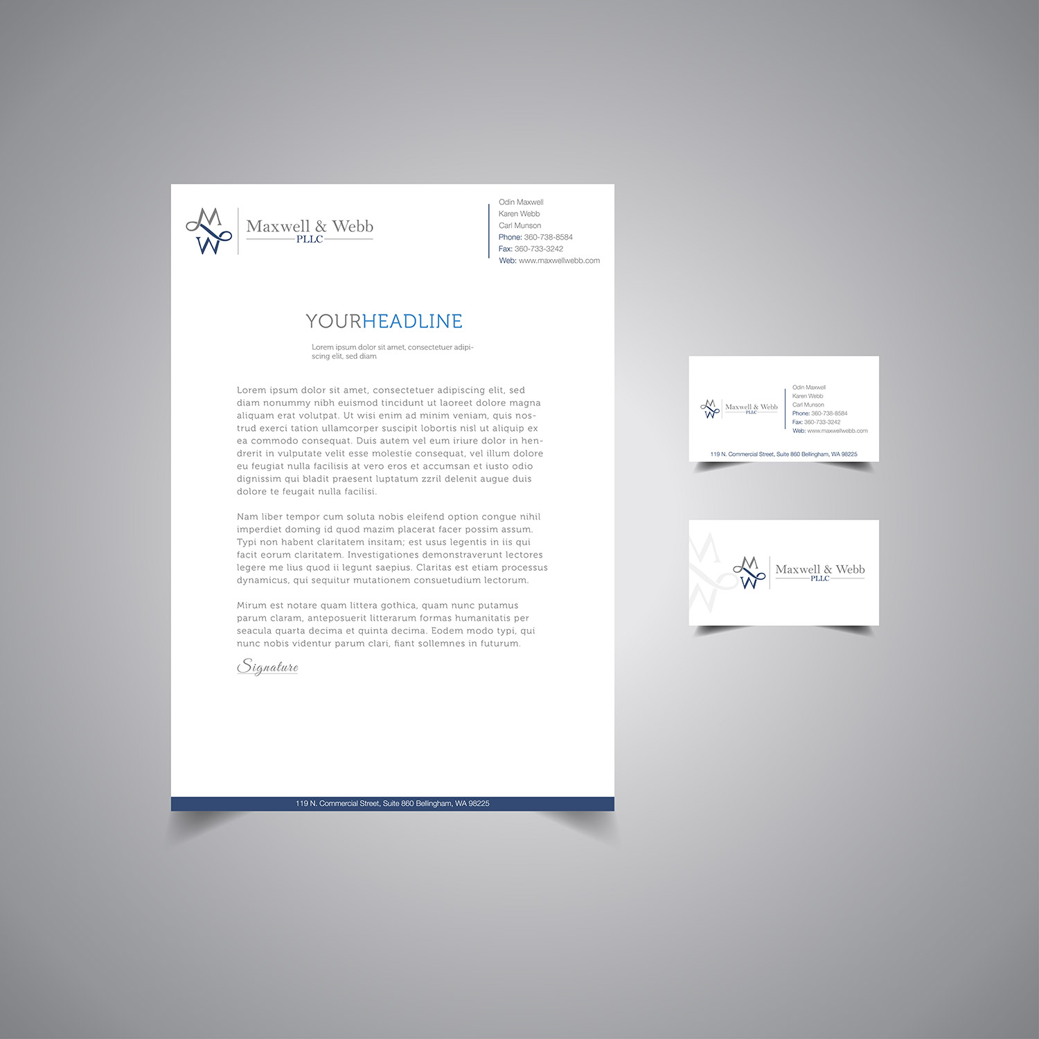 Stationery Design by promax58 for Precedent Forms | Design #15523884