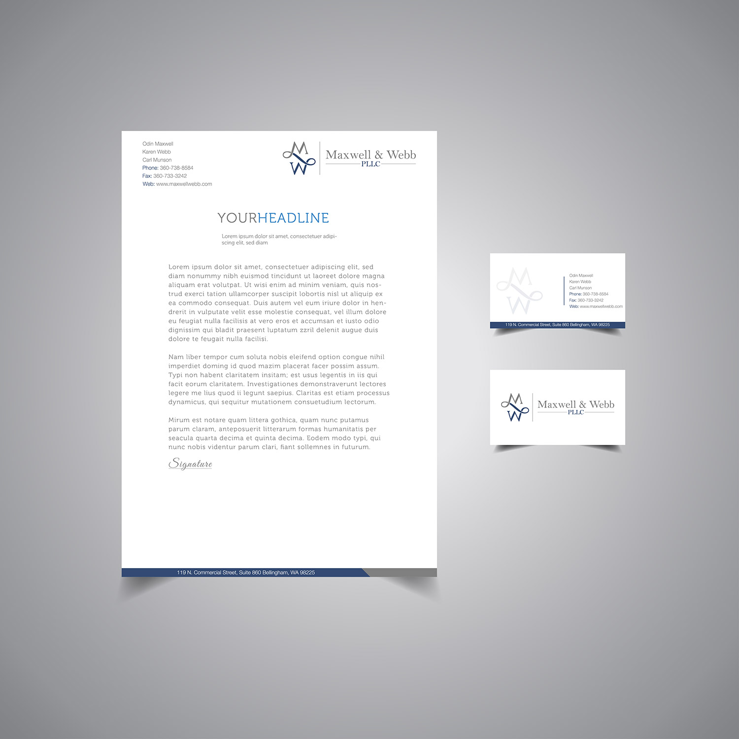 Stationery Design by promax58 for Precedent Forms | Design #15534309