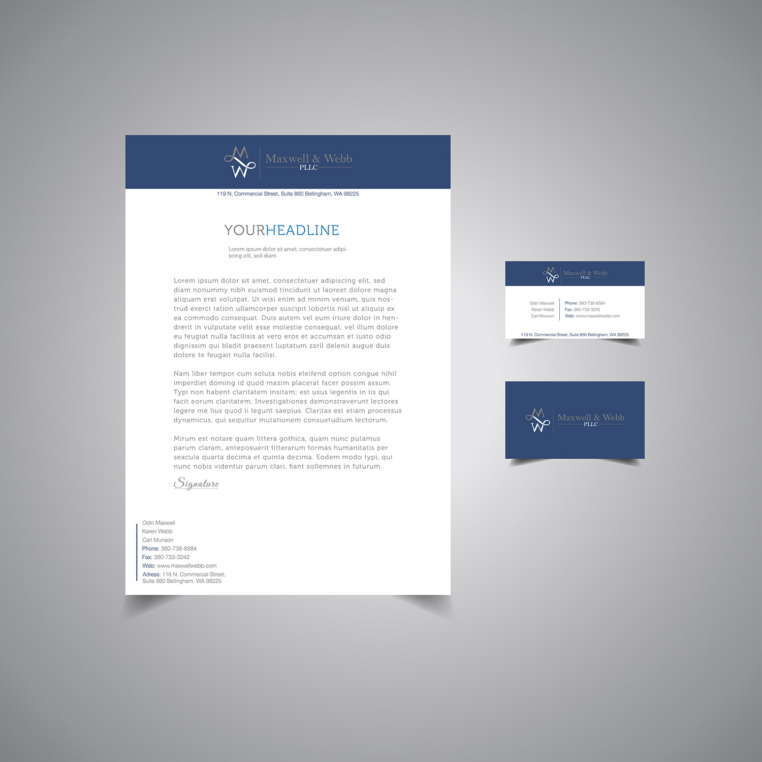 Stationery Design by promax58 for Precedent Forms | Design #15534322