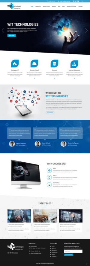 Diseño Web por pb para WIT Technologies | Diseño: #15825534
