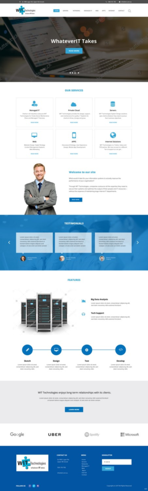 Diseño Web por pb para WIT Technologies | Diseño: #15825540