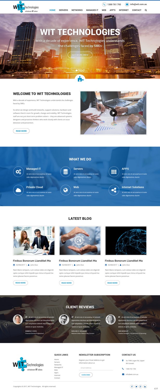 Diseño Web por pb para WIT Technologies | Diseño #15825541