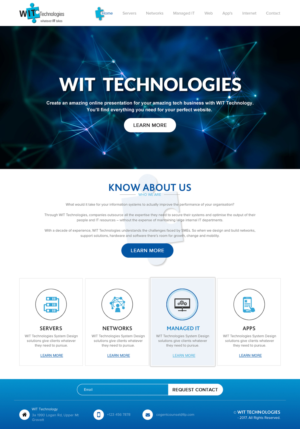 Web Design par rightway pour WIT Technologies | Design : #15820162