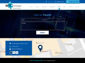 Web Design par rightway pour WIT Technologies | Design : #16126353