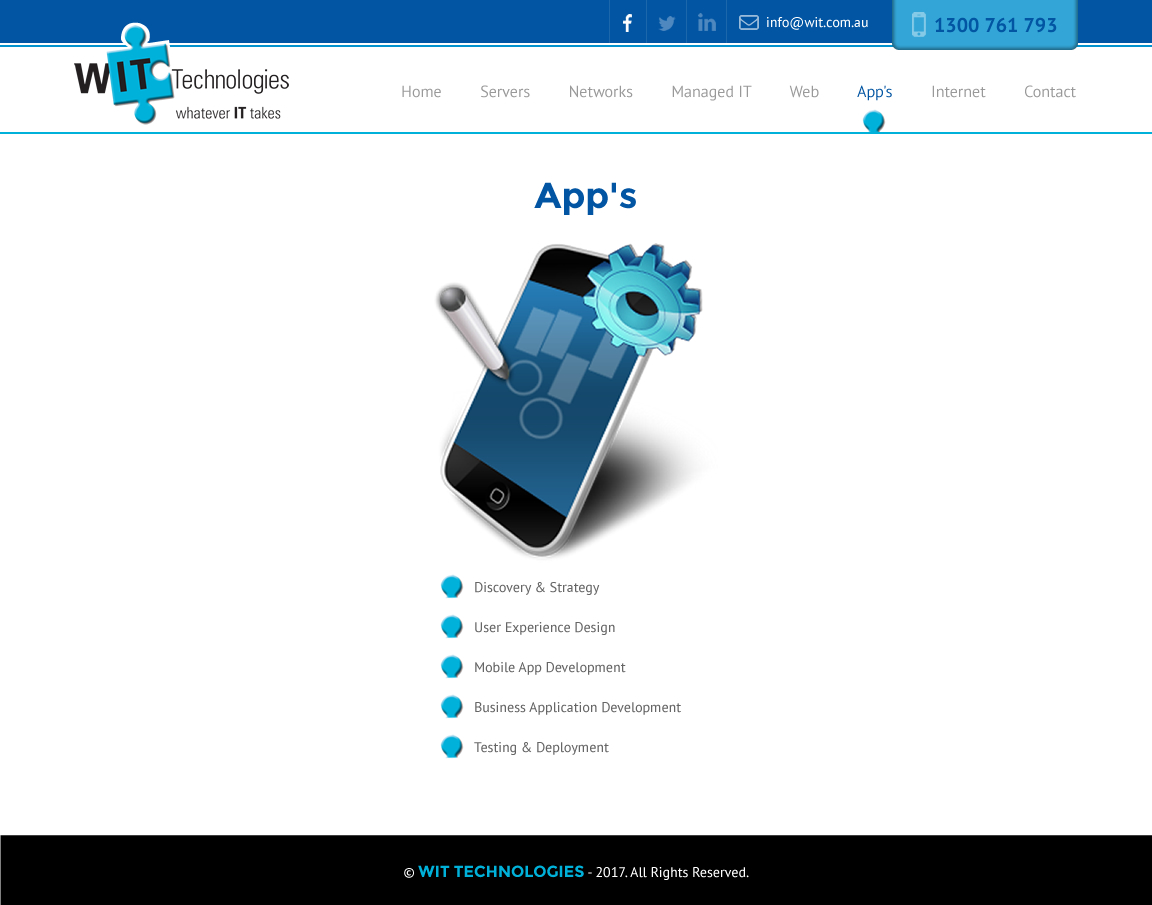 Web Design by rightway for WIT Technologies | Design #16126354