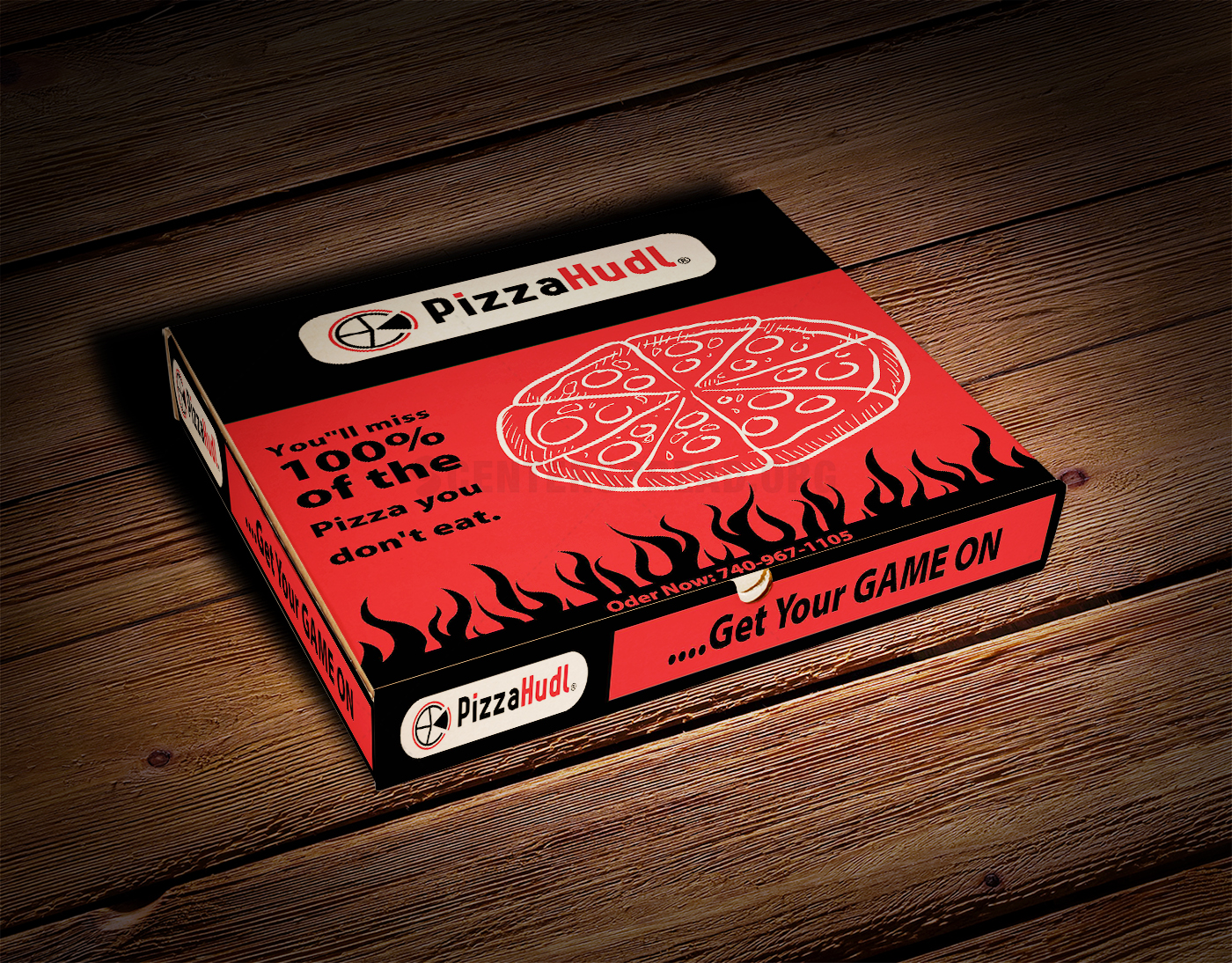 Packaging Design by CENTERSPREAD for PizzaHudl | Design #15508218
