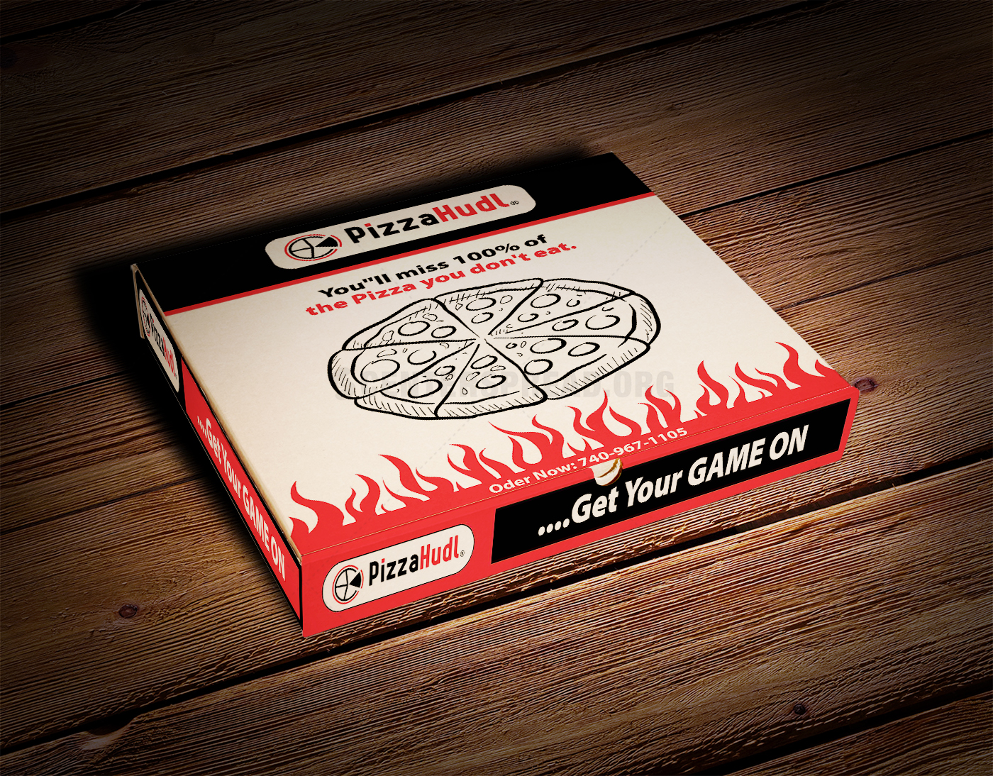 Packaging Design by CENTERSPREAD for PizzaHudl | Design #15508219