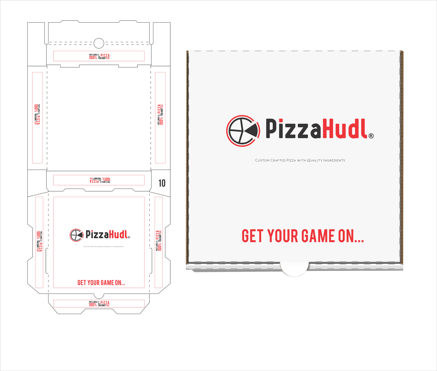 Diseño de Empaque por fumbh.designs para PizzaHudl | Diseño #15506624