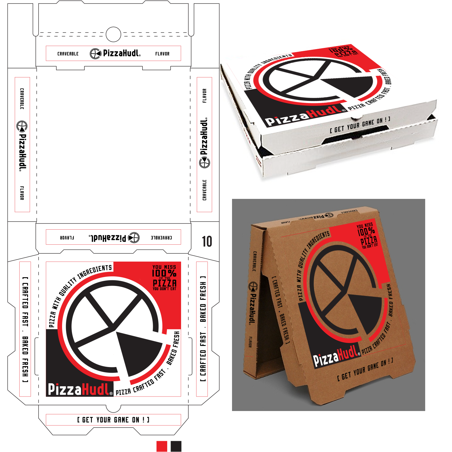 Design Emballage par Soula Vetter pour PizzaHudl | Design #15507717