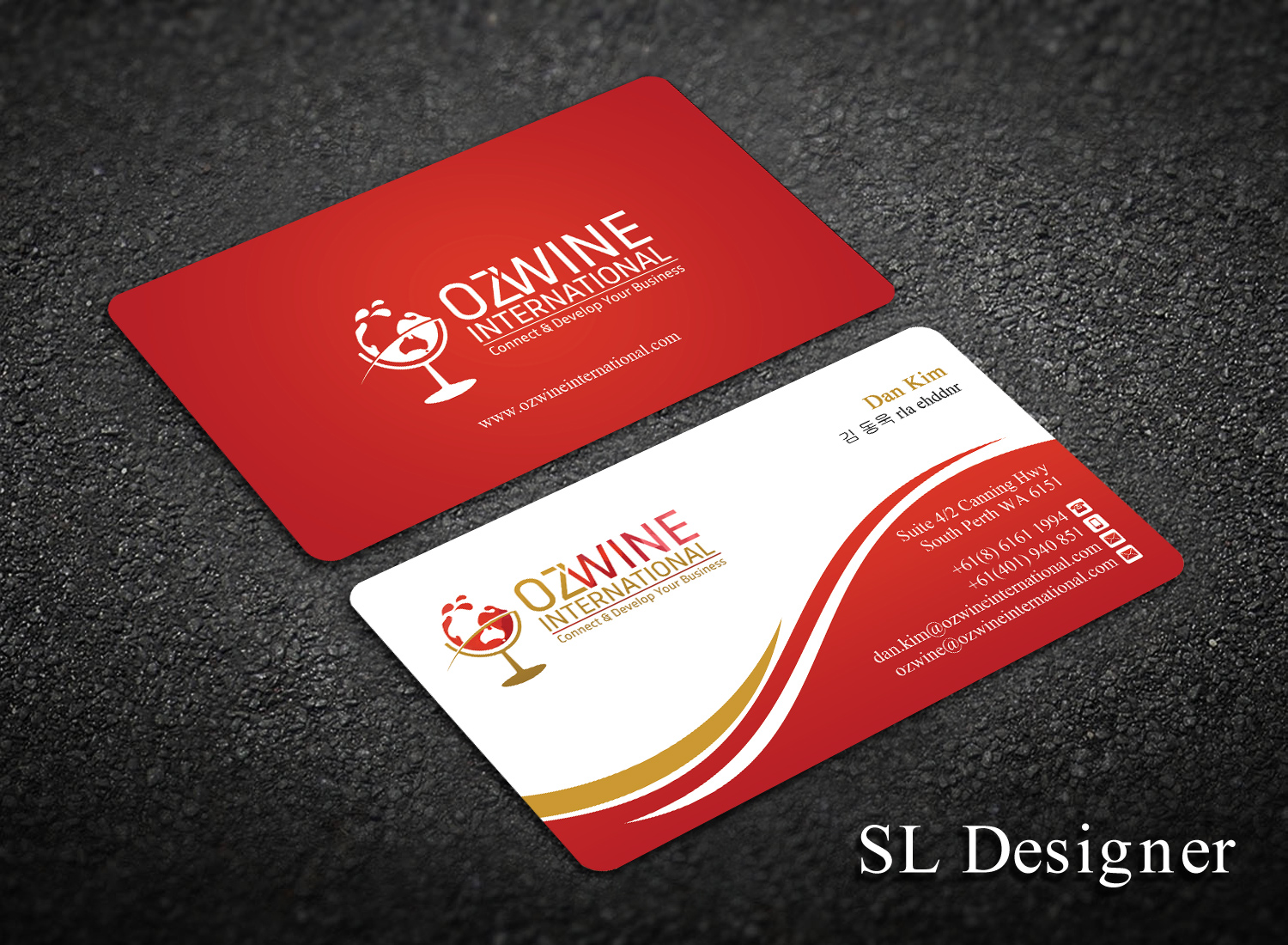 Visitenkarten-Design von SL Designer für Young & Dan Pty Ltd | Design #15477922