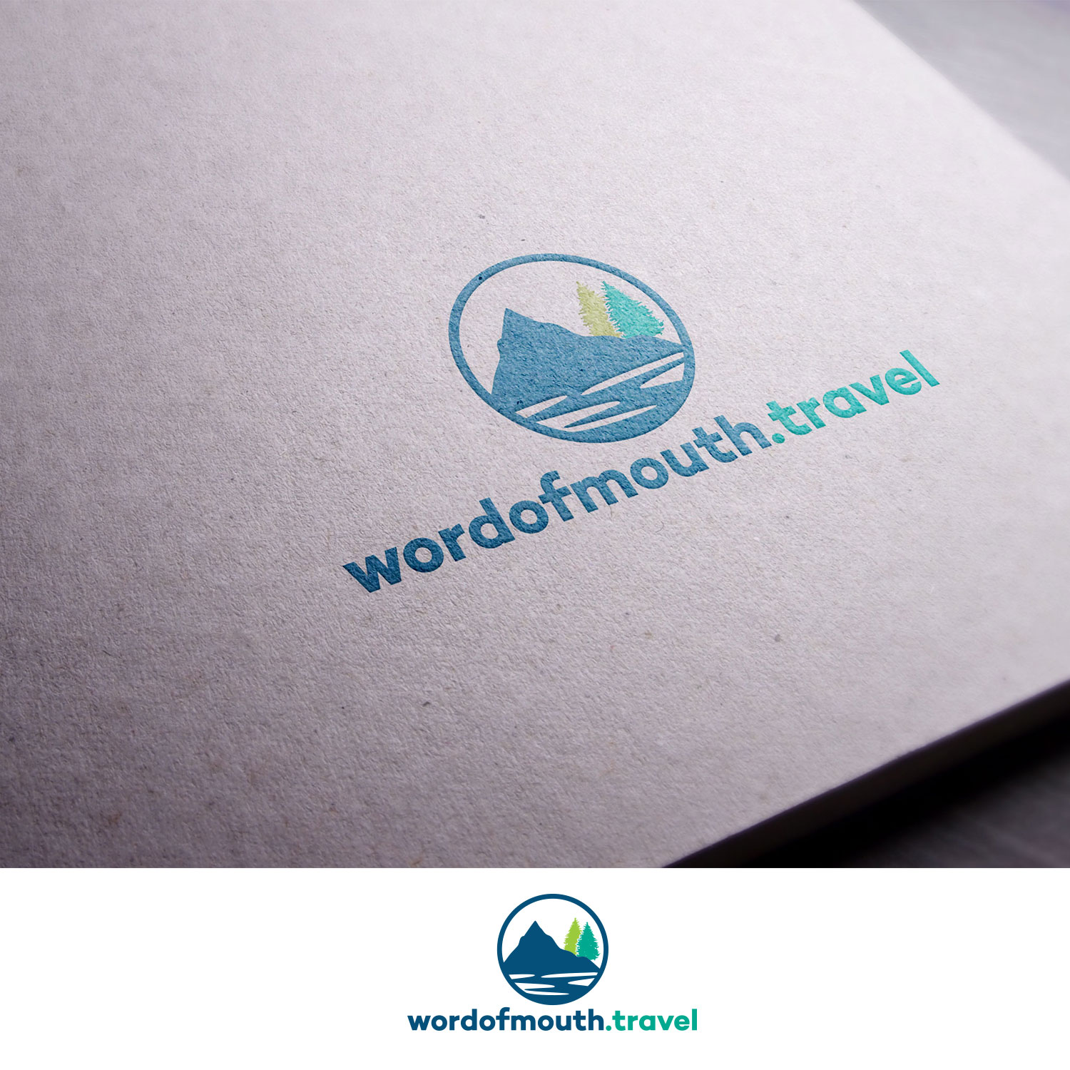 Logo Design by DesignDUO for Word of mouth travel | Design #15541725