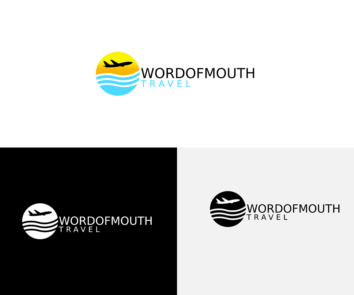 Logo Design by eMARK for Word of mouth travel | Design #15497441