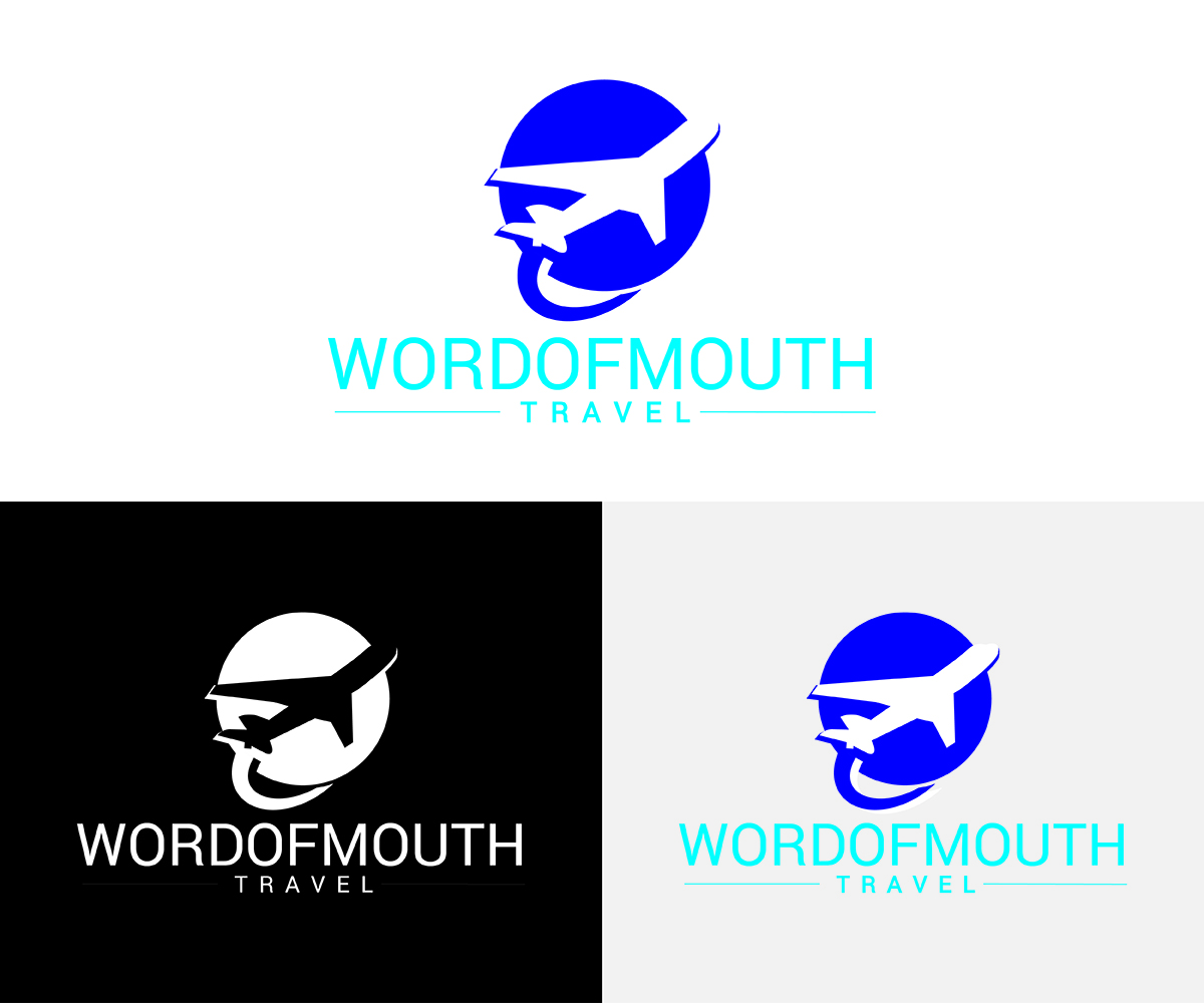 Logo Design by eMARK for Word of mouth travel | Design #15497442