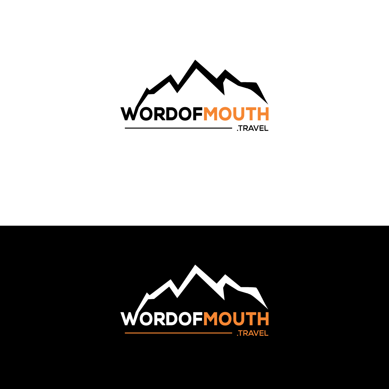 Logo Design by HAS for Word of mouth travel | Design #15528131