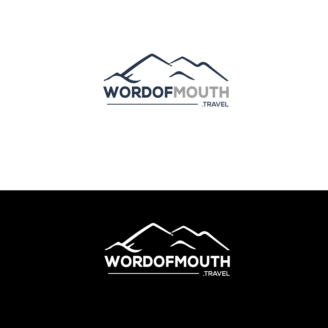 Logo Design by HAS for Word of mouth travel | Design #15528132