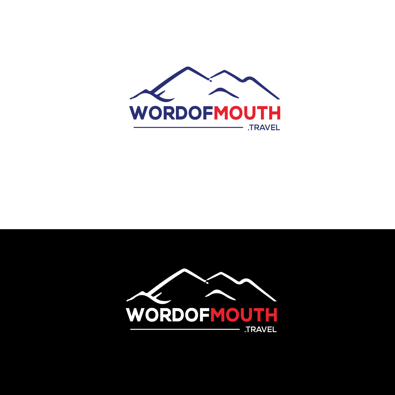 Logo Design by HAS for Word of mouth travel | Design #15528135