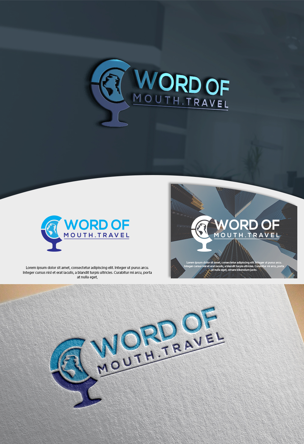 Logo Design by Renewable for Word of mouth travel | Design #15500917