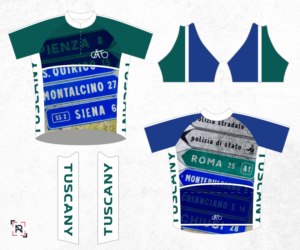 Creative and Unique Bike Jersey Design Needed (Tuscany) | Design de T-shirt par nreimer