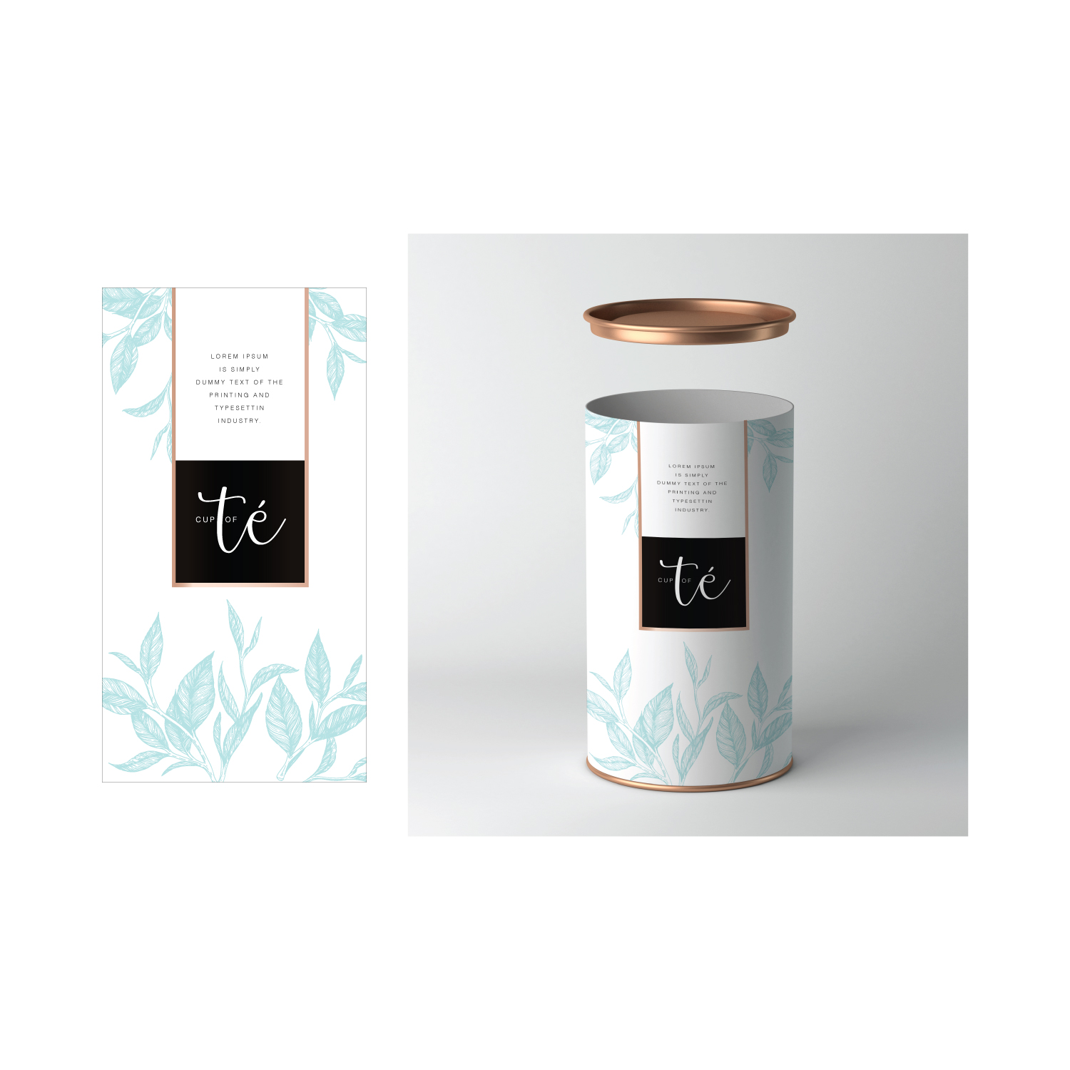 Packaging Design by akila_1704@hotmail.com for Cup of Té | Design #15541824