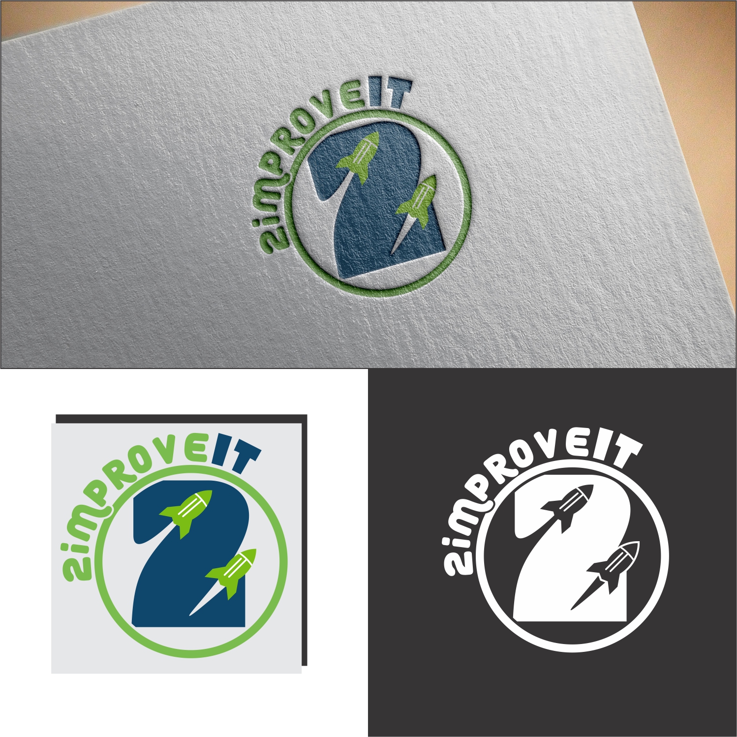 Diseño de Logo por rhein4 para 2improveIT | Diseño #16678887