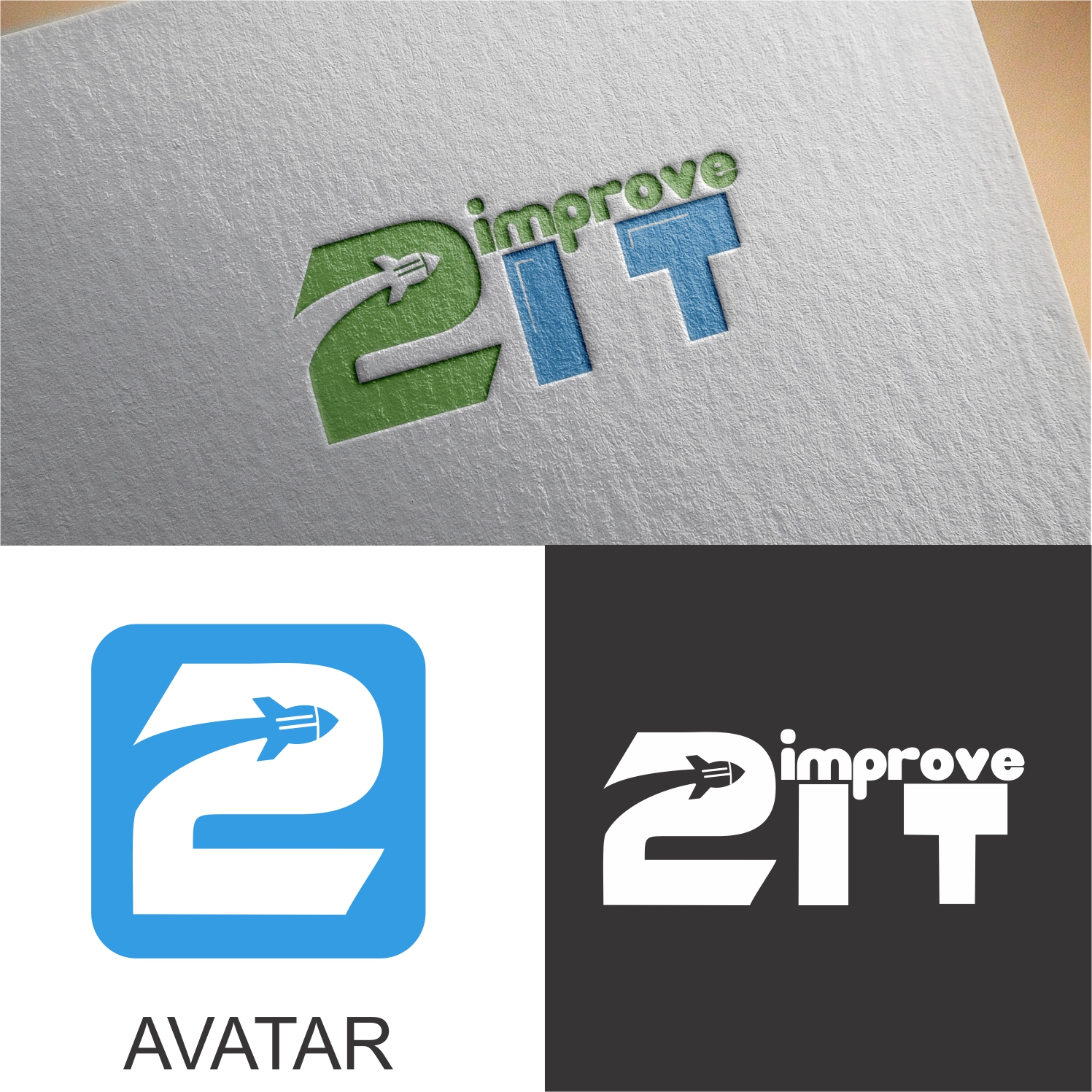 Diseño de Logo por rhein4 para 2improveIT | Diseño #16720518