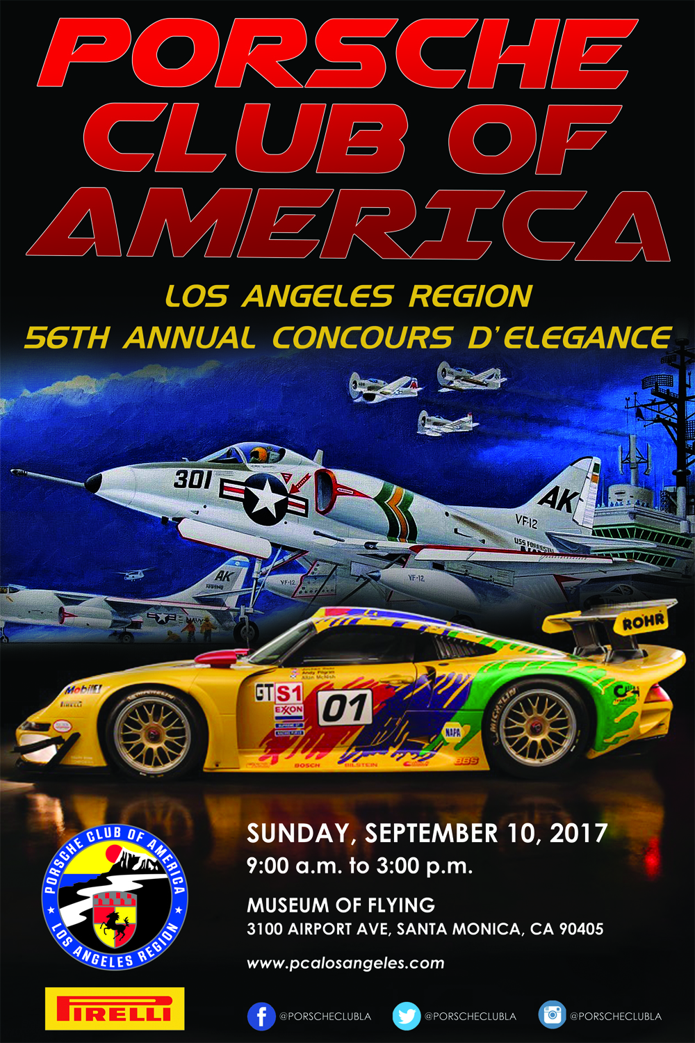 Flyer Design by D Discovery for Porsche Club of America, Los Angeles Region | Design #15530143