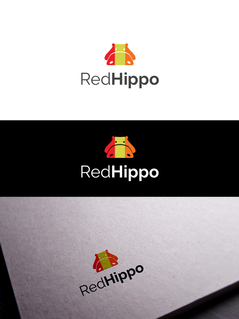 Logo Design by raffaella for Red Hippo | Design #15522113