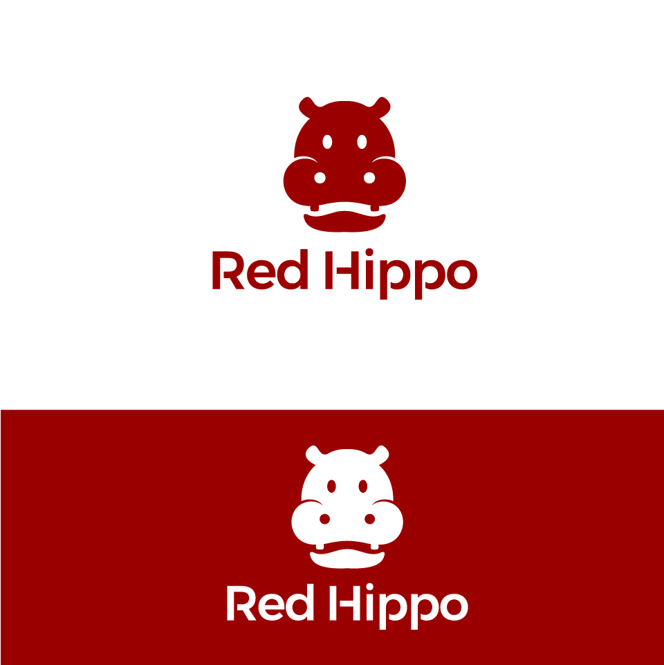Logo Design by Pixel Kid for Red Hippo | Design #15490979